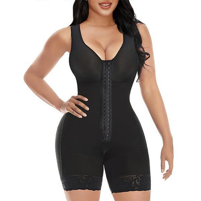 Women's Body Shaping One-Piece Garment with Zipper